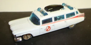 HOT WHEELS Amateur CUSTOMIZED DRAG RACE ECTO 1 GHOSTBUSTERS CADILLAC - Picture 1 of 7