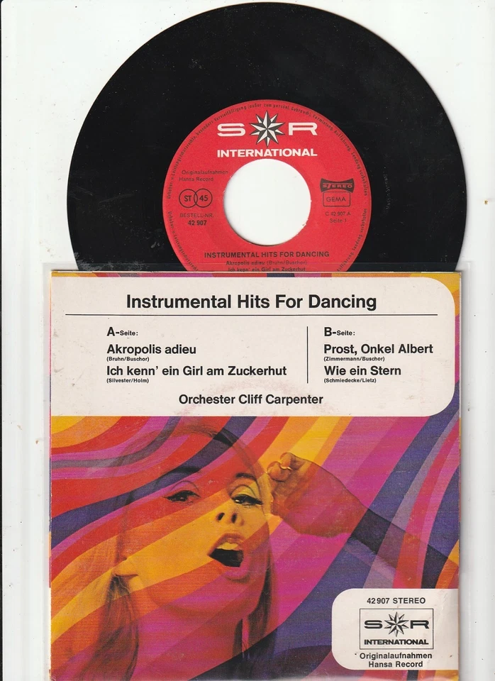 CLIFF CARPENTER: Instrumental Hits For Dancing (EP SR Int. 42907 Stereo / NM). - Bild 1 von 1