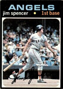 1971 Topps Baseball Card Jim Spencer California Angels #78