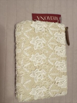 Bolso de mano Merona pequeño de ganchillo blanco Foto 1 de 4