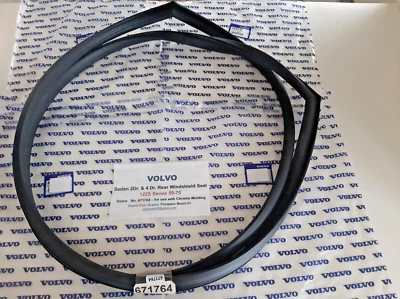 Vedação de borracha de vidro para pára-brisa traseiro Volvo 122S 59-70 - Volvo No. 671764 - Imagem 1 de 3