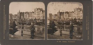 POLACCO POLONIA DANZICA (DANZICA) RARA STEREOVIEW VECCHIA FOTO - DAL 1900 - Foto 1 di 1