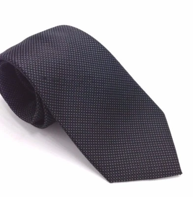 $105 Corbata clásica de seda a lunares negra gris Sean John para hombre 58x3,25 Foto 1 de 4