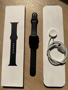 Apple Watch Series 7 41mm Aluminum Case with Sport Band - Midnight, Regular... - Photo 1 sur 9