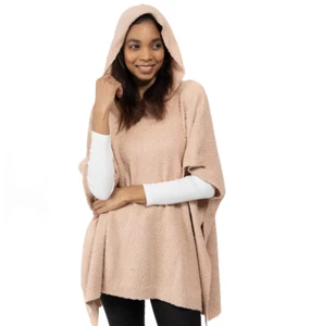 Brandneu Jenni Damen gebürstet Kapuze Poncho Camel Neu mit Etikett Einheitsgröße - Bild 1 von 5