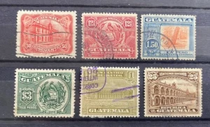 Guatemala 6 Value Used V936 - Picture 1 of 1