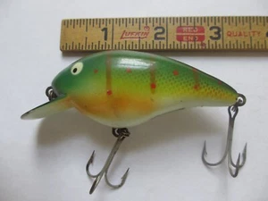 VINTAGE 3" HEDDON BIG HEDD 9330 BJY Sun Fishing Lure Sunfish Dowagiac, Michigan - Picture 1 of 8