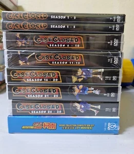 DVD Anime Detective Conan Case Closed Complete TV Series Season 1-30 + 34Movies - Imagen 1 de 9