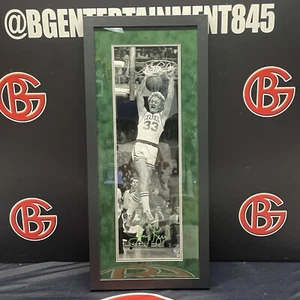Larry Bird Boston Celtics Signed 8X26 Photo 15x32 Frame Autographed Steiner CX - Picture 1 of 3
