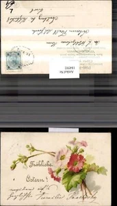 184592, cartolina litografica pasquale bouquet di fiori - Foto 1 di 1