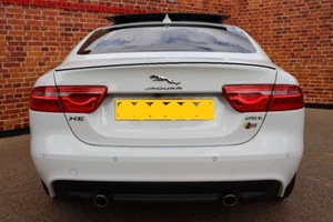 Alerón labial para bota Jaguar XE 4D berlina 2015-2019 moldura de ala Reino Unido sin pintar - Imagen 1 de 16