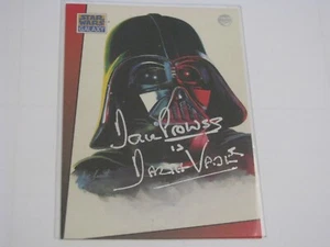 Star Wars Galaxy Topps Cards Darth Vader David Prowse  Signed Autograph Card - Picture 1 of 3