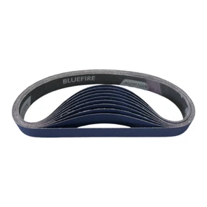 Norton Blue Fire 1" x 24" Abrasive Sanding Belts 80 Grit Zirconia Alumina 10pk - Picture 1 of 1