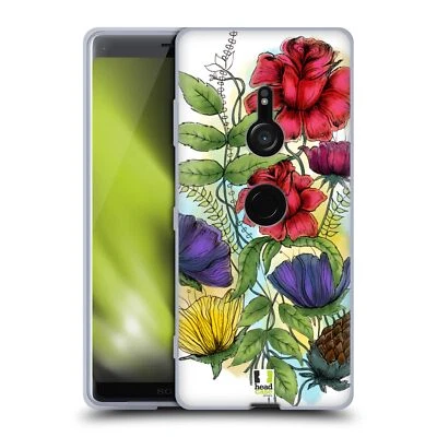 HEAD CASE DESIGNS WATERCOLOURED FLOWERS SOFT GEL CASE FOR SONY PHONES 1 - Image 1 of 4