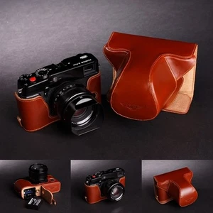 Genuine real Leather Full Camera Case bag cover for FUJIFILM X-Pro1 Bottom Open - Picture 1 of 8