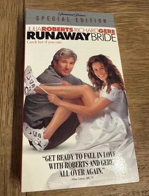 Runaway Bride (VHS, 2000, Special Edition) Richard Gere, Julia Roberts Paramount - Image 1 of 2