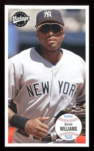 2003 UD UPPER DECK VINTAGE GIANTS BERNIE WILLIAMS #G-BW 64 GIANT FRONT BACK PICS - Picture 1 of 2