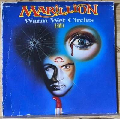 Marillion Warm Wet Circles CD Single EMI - Cardboard bent at top Foto 1 de 4