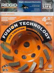 RIDGID 4.5 in. Turbo Cup Wheel 1003 068 640 - Picture 1 of 3