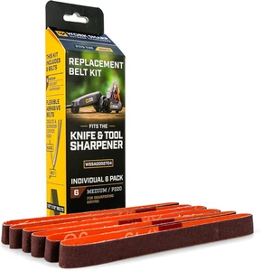 Work Sharp Knife & Tool Sharpener P220 Coarse Grit Replacement Belt Kit WSSA0002 - Picture 1 of 12