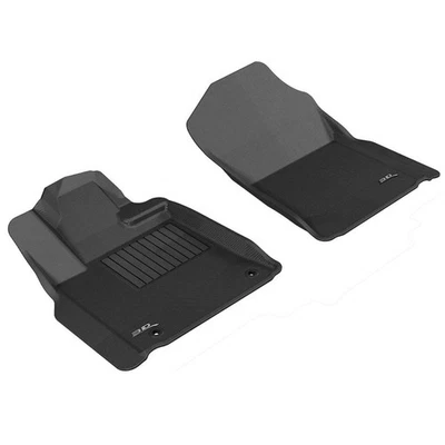 3D MAXpider Kagu Black 1st Row Floor Liners for Toyota Tundra & Sequoia - Image 1 of 4