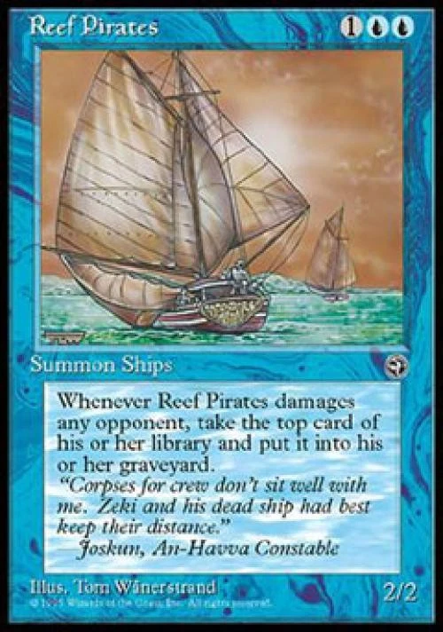 Reef Pirates (2) - Light Play MTG Homelands - Image 1 of 1