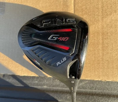 Driver Ping G410 Plus 9* varilla de grafito A Flex diestro usado Foto 1 de 4