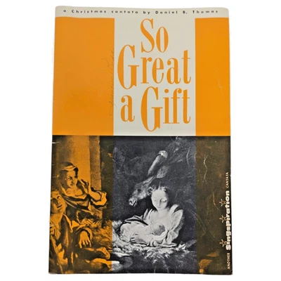Cantata de Navidad Singspiration So Great a Gift SATB Música Musical Cristiana '62 Foto 1 de 4