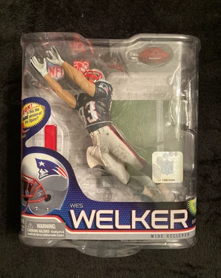 Figura McFarlane NFL Serie 26 Wes Welker New England Patriots #83 Foto 1 de 4