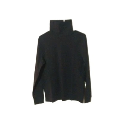 LL Bean водолазка рубашка женщин средний черный 100% хлопок тела эластичной Lumberjane - Изображение 1 из 4