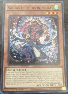 Yugioh! Radiant Typhoon Eldam DOOD-EN013 Super Rare 1st Ed NM - Picture 1 of 1