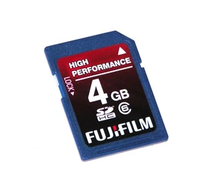 FujiFilm 4GB High Performance Class 5 SDHC Memory Card - Picture 1 of 2