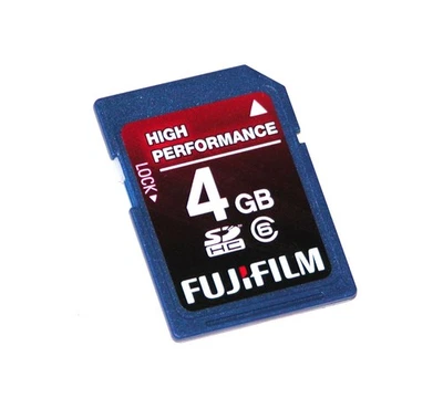 FujiFilm 4GB High Performance Class 5 SDHC Memory Card - Image 1 of 2