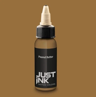 (533€/L)JUSTiNK Peanut Braun -30ml Deutsche Profi TATTOO FARBE REACH Just Ink