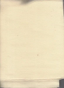 fabric 1 yard ribbing #126 100% cotton 42" wide ivory - Picture 1 of 2