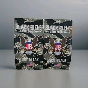 Paquete de 2 Black Rifle Coffee Company Just Black tostado medio molido 12 oz - Imagen 1 de 3