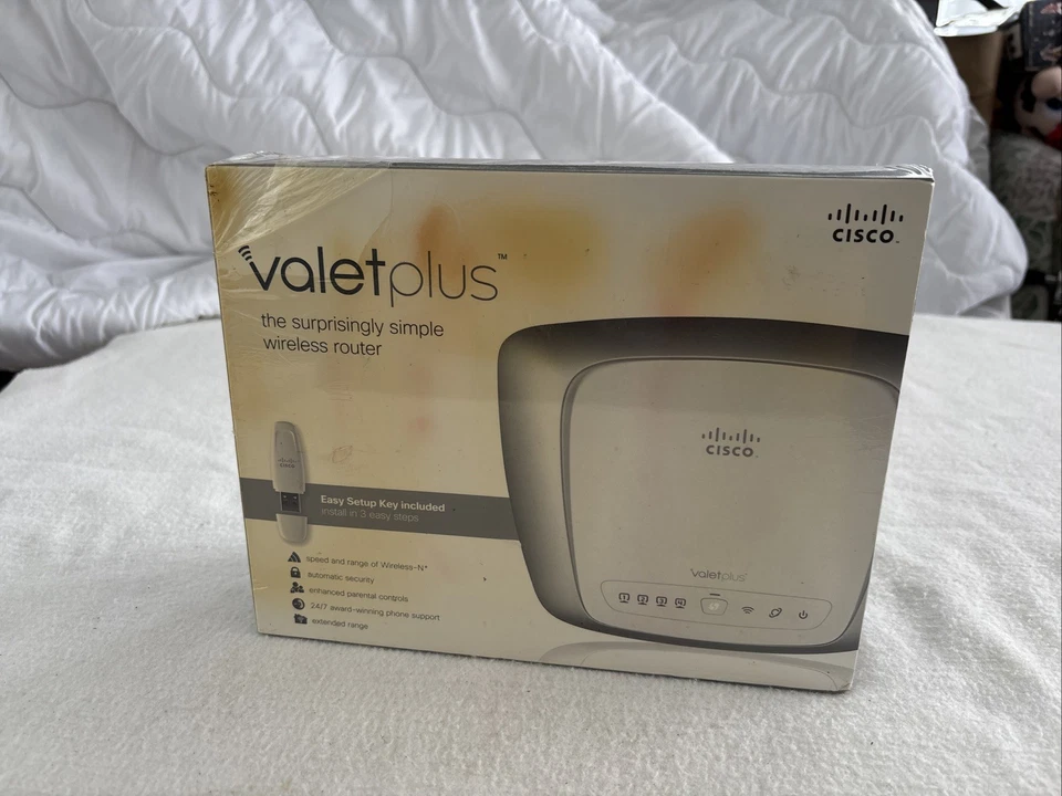 CISCO Valet Plus M20 Wireless HotSpot Router Brand New Sealed Factory Box - Image 1 of 4