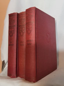 3 Funk n Wagnalls New Standard Encyclopedia 1931 1934 Band 1, 2,3 rote HC Bücher - Bild 1 von 13