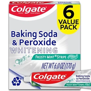 Colgate Baking Soda and Peroxide Toothpaste Gel Whitening Toothpast 170g - Picture 1 of 9
