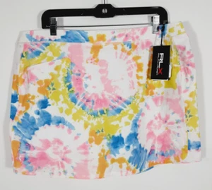 Ralph Lauren RLX Golf Skirt Skort Women's Size XL Tie Dye Multicolor - Picture 1 of 4