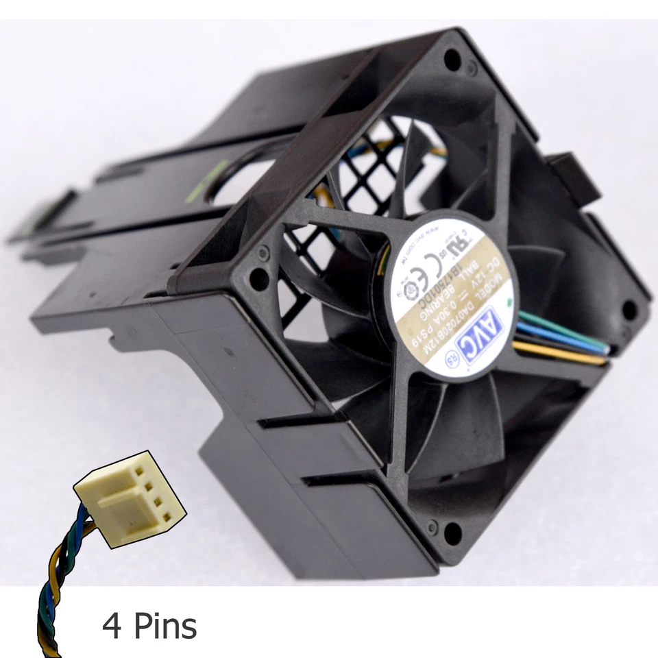 12V LÜFTER FÜR RAID BACKPLANE SERVER FUJITSU PRIMERGY TX1320 M3 4-PIN STECK M676 - Bild 1 von 1