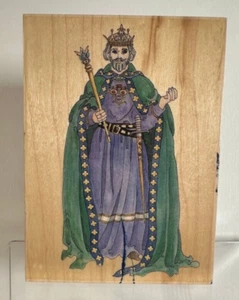 Stamps Happen ~ 80095 King Royalty Rubber Stamp ~ J6 - Picture 1 of 2