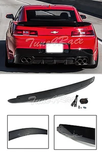 For 14-15 Chevrolet Camaro Rear Trunk ZL1 Style Wing Lip Spoiler W/ Wicker Bill - Foto 1 di 5