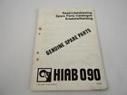 Hiab 090 Ladekran Ersatzteilliste Parts Book Ca. 1980Er Jahre