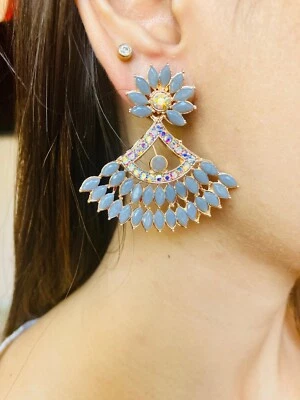 Bollywood theme Indian earrings, Orecchini indiani a tema Bollywood - Immagine 1 di 4