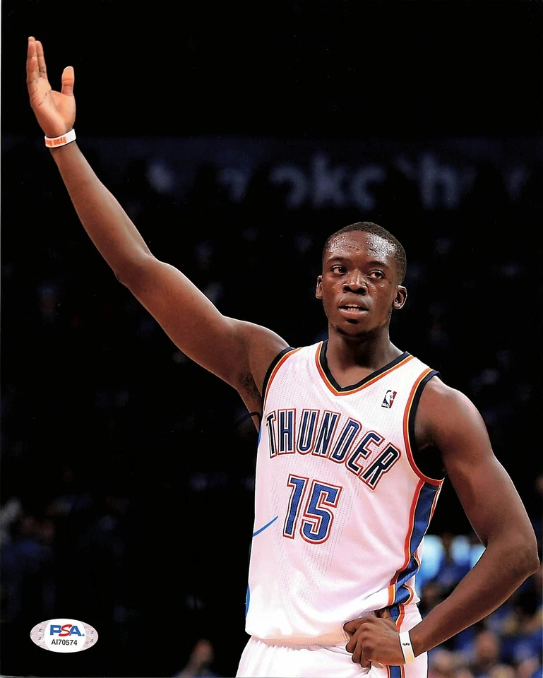 Реджи Джексон подписал 8 x 10 фото PSA/DNA Оклахома-Сити гром с автографом - Изображение 1 из 1