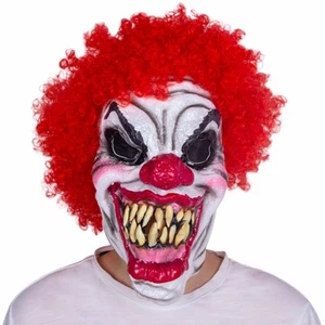Horror Clown Maske als Partymaske für Halloween Karneval Fastnacht - Bild 1 von 1