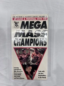 JOE WEIDER'S VICTORY SERIES VOLUME 6 UP CLOSE PERSONAL w/MEGA MASS CHAMPIONS VHS - Picture 1 of 2