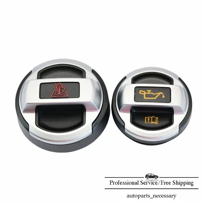 1Pair New Oil Filler Cap Retrofit Coolant Expansion Tank Lid Fits Audi R8 - Image 1 of 4