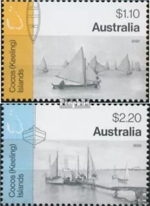 Francobolli Kokos-Isole 2022 Mi 550-551 (completa edizione) First Day Cover 2022 - Foto 1 di 1